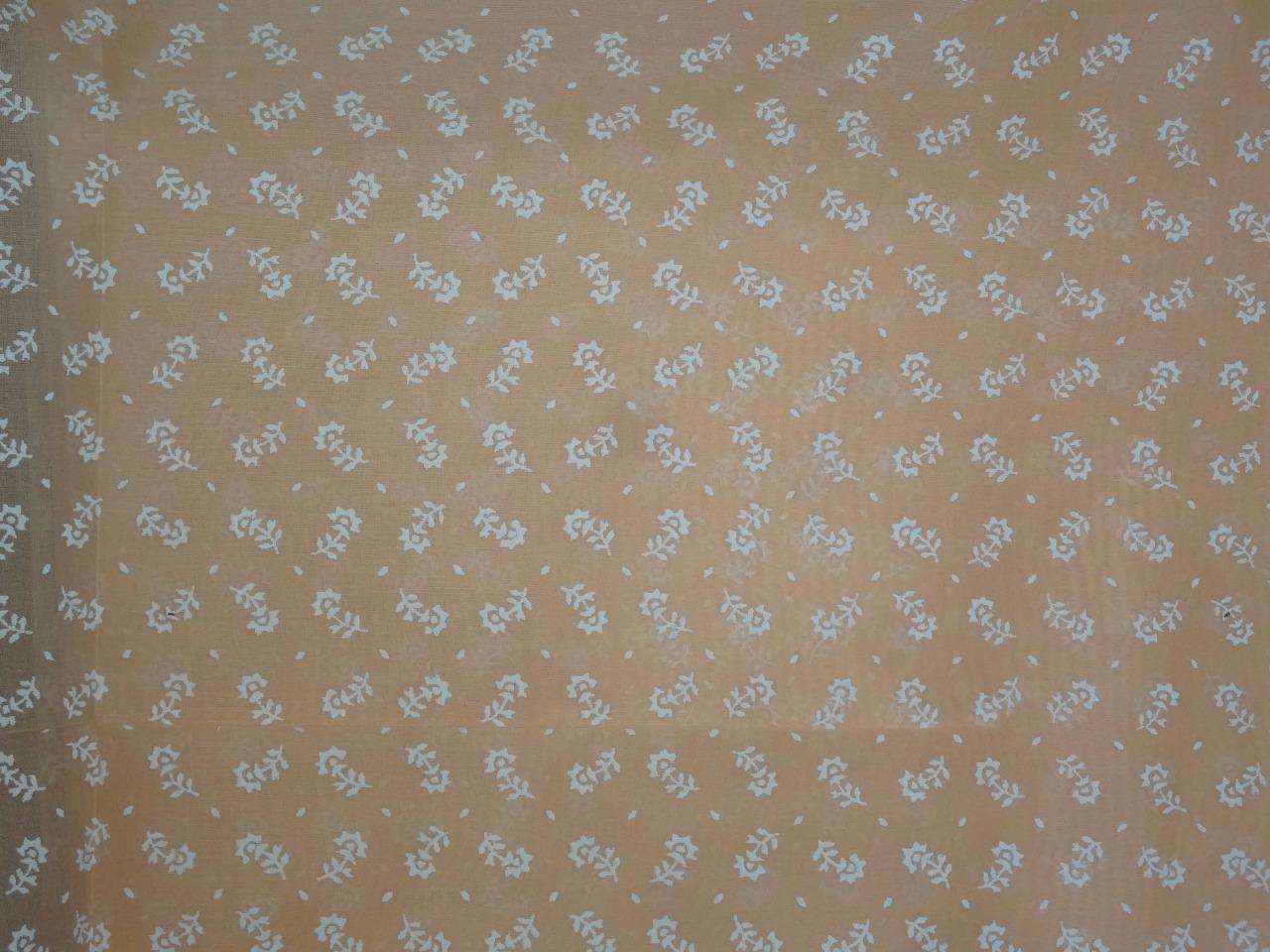 100% Cotton Organdy Floral Printed Fabric ~ 44 &quot; wide