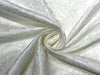 Silk Brocade FLORALWHITE IVORY COLOR 44" WIDE BRO399[4]