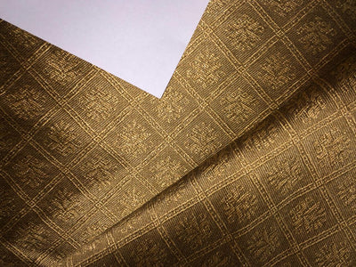 Silk Brocade fabric 54" wide GOLD SELF Jacquard BRO913[2]