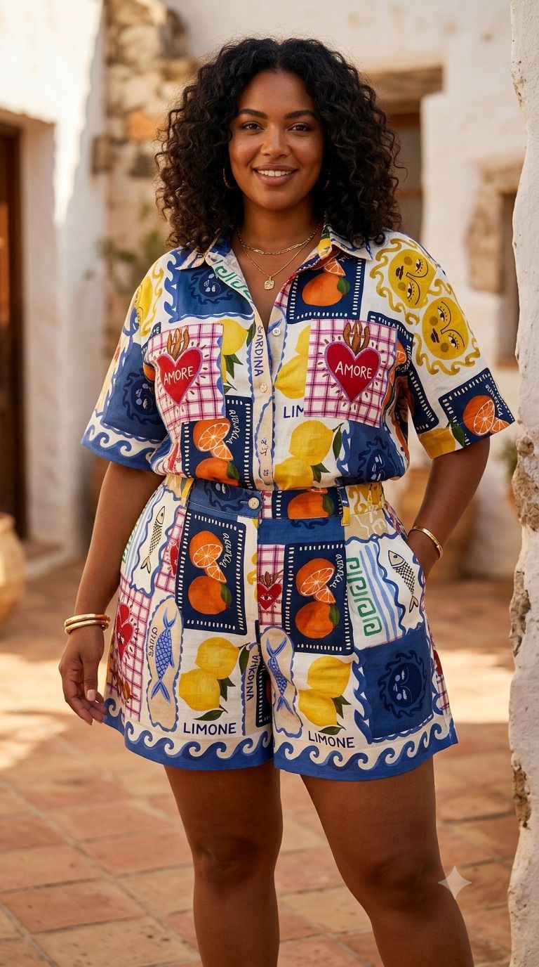 sardine dress linen viscose the Sun and print 57