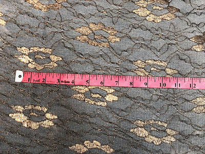 DENIM light blue with gold lace [18617]