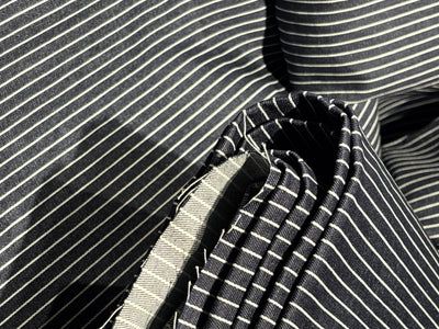 100% Cotton Denim STRIPES available in 2 different styles double stripe and single stripe [17175/76]