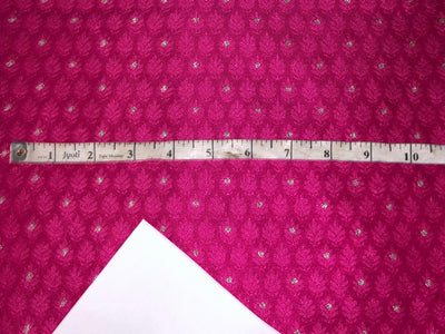 Silk Brocade fabric  self jacquard with subtle white gold metallic dots jacquard available in 4 colors ,blue , red x pink ,black and pink BRO1012