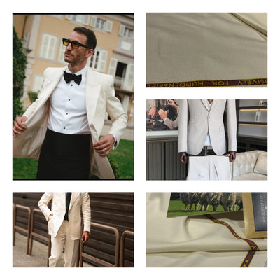 Huddersfield Bamboo suiting fabric 62% bamboo &amp; 38% WOOL [17727]