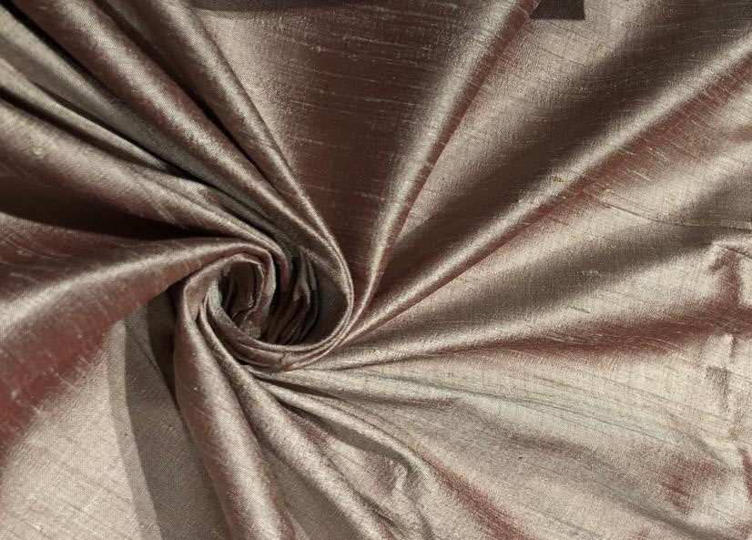 100% Pure silk dupioni fabric red x cream  color 54" wide with slubs MM129[1]