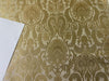 Silk Brocade fabric Gold with metallic gold jacquard color 44" wide BRO890[4]