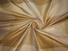 SILK TAFFETA FABRIC Shades of gold and cream colour plaids 54" wide TAFC13