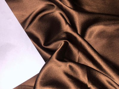 100% Pure Silk 100 grams satin 44"wide fabric available in 3 colors green, dark brown and light brown
