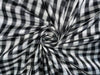 100% silk dupion Black and White  Plaids fabric 54" wide DUPNEWC26[1]