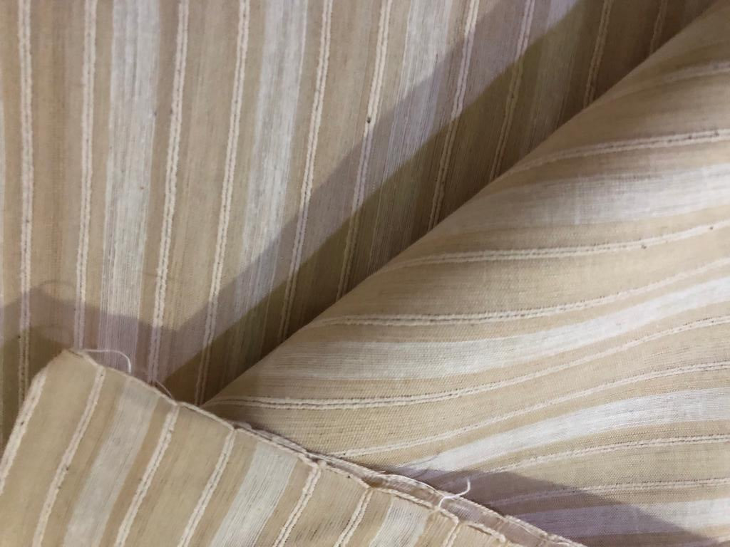 TUSSAR SILK FABRIC WITH SILK STRIPES 44" WIDE [6957/15619/15620]