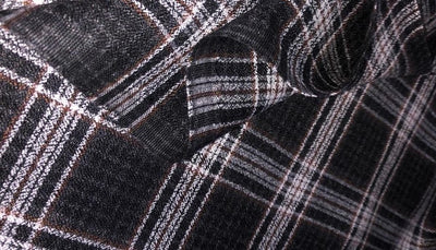 Light weight Suiting plaids TWEED Fabric 58" available in 4 COLORS BEIGE BROWN PLAIDS, CHARCOAL GREY /SILVER GREY PLAIDS/ROYAL BLUE/RED/NAVY,ROYAL BLUE/TAN [15656-15659]
