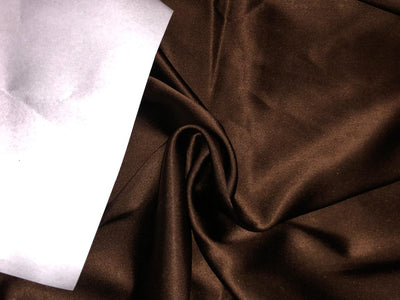 100% Pure Silk 100 grams satin 44"wide fabric available in 3 colors green, dark brown and light brown