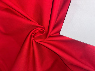 100% Cotton Denim  Fabric red color 58" wide  AMAZING FOR SHIRTS [17179]