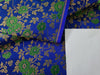 Silk Brocade fabric available in 3 colors egg plant, ink blue and green color 44" WIDE BRO899[1,2.3]