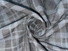 100% Cotton Denim Plaids Fabric 58" wide available in  [ NAVY PLAIDS / /CREAM PLAIDS/]