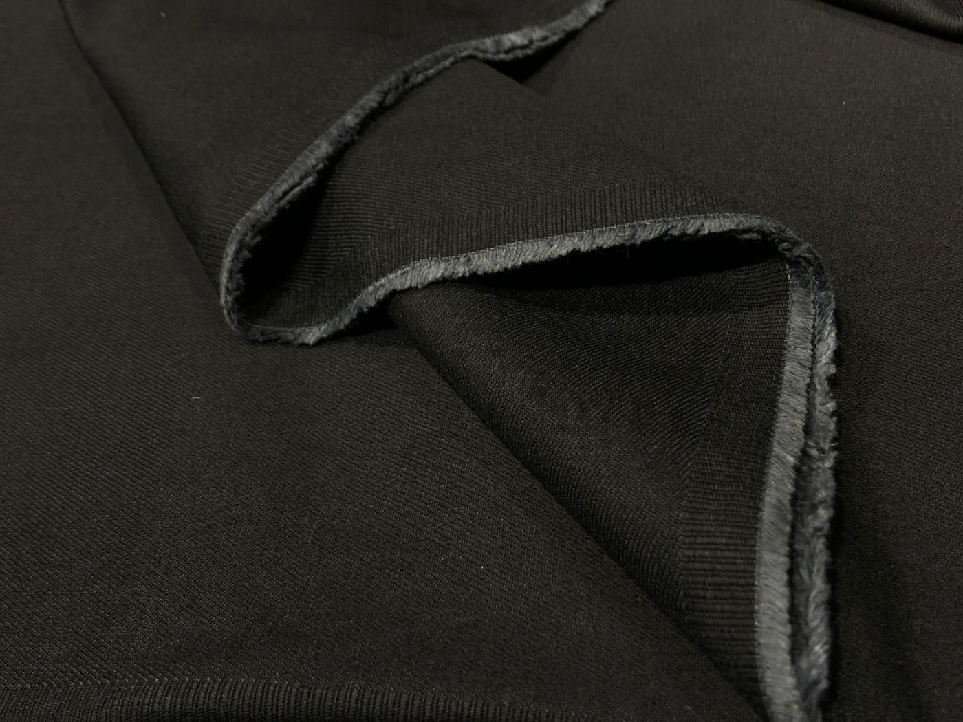 Denim Spandex Cotton with strecth Fabric 54" wide Black [18230]
