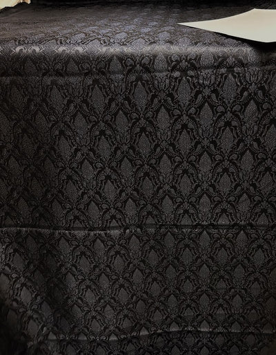 Silk Brocade fabric 44"self  floral  jacquard  available in 3 colors burgandy ,deep blue almost black and dark green BRO1065