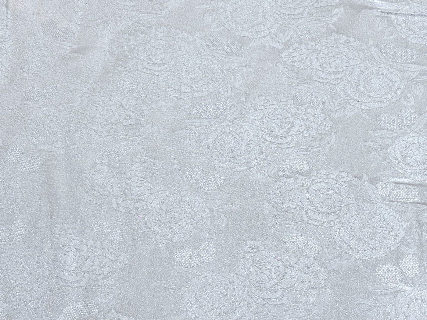 Silk  Satin JACQUARD IVORY WHITE 44" wide available in abstract,floral,roses,waves and triangles jacquard  designs
