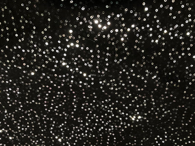 NET fabric with silver sequins 44" wide [18388]