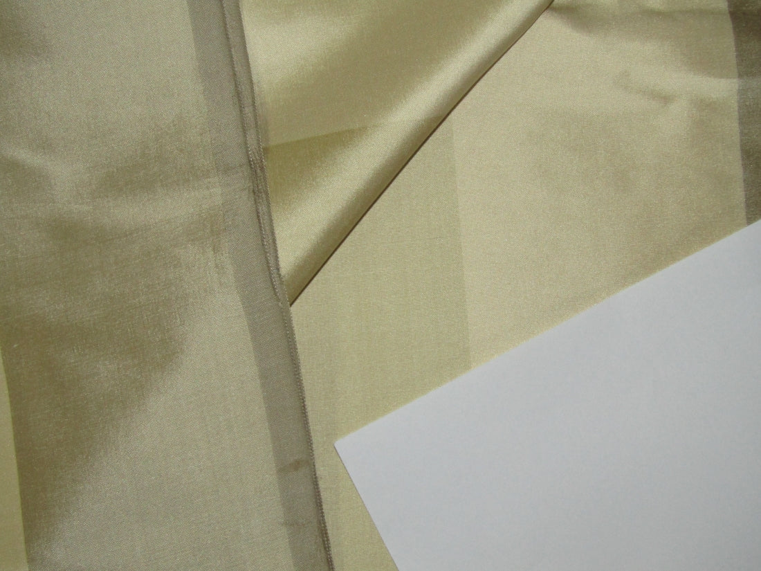 SILK Dupioni FABRIC 3 Shades of Gold Stripes 54" wide DUPS21[1]