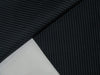 100% silk dupion dark navy blue and grey colour stripe 54" wide DUPS47[3]