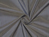 SILK DUPIONI FABRIC blue with charcoal grey stripes 54" wide DUP#S47[2]