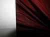 SILK TAFFETA FABRIC wide Rich Burgundy color 54" wide TAF330