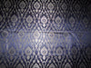 Silk Brocade fabric 44" wide BRO877 available in 4 colours [,Red ,AND METALIC GOLD EGGPLANT AND METALIC SILVER NAVY AND METALIC SILVER PEACH AND METALIC GOLD]