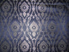 Silk Brocade fabric 44" wide BRO877 available in 4 colours [,Red ,AND METALIC GOLD EGGPLANT AND METALIC SILVER NAVY AND METALIC SILVER PEACH AND METALIC GOLD]