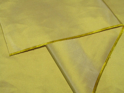 SILK TAFFETA FABRIC Yellow Gold color 33 momme 54" wide TAF54[4]