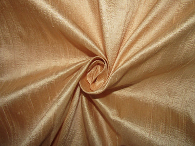 100% PURE SILK DUPIONI FABRIC CREAMY GOLD color 44" wide WITH SLUBS MM119[2]