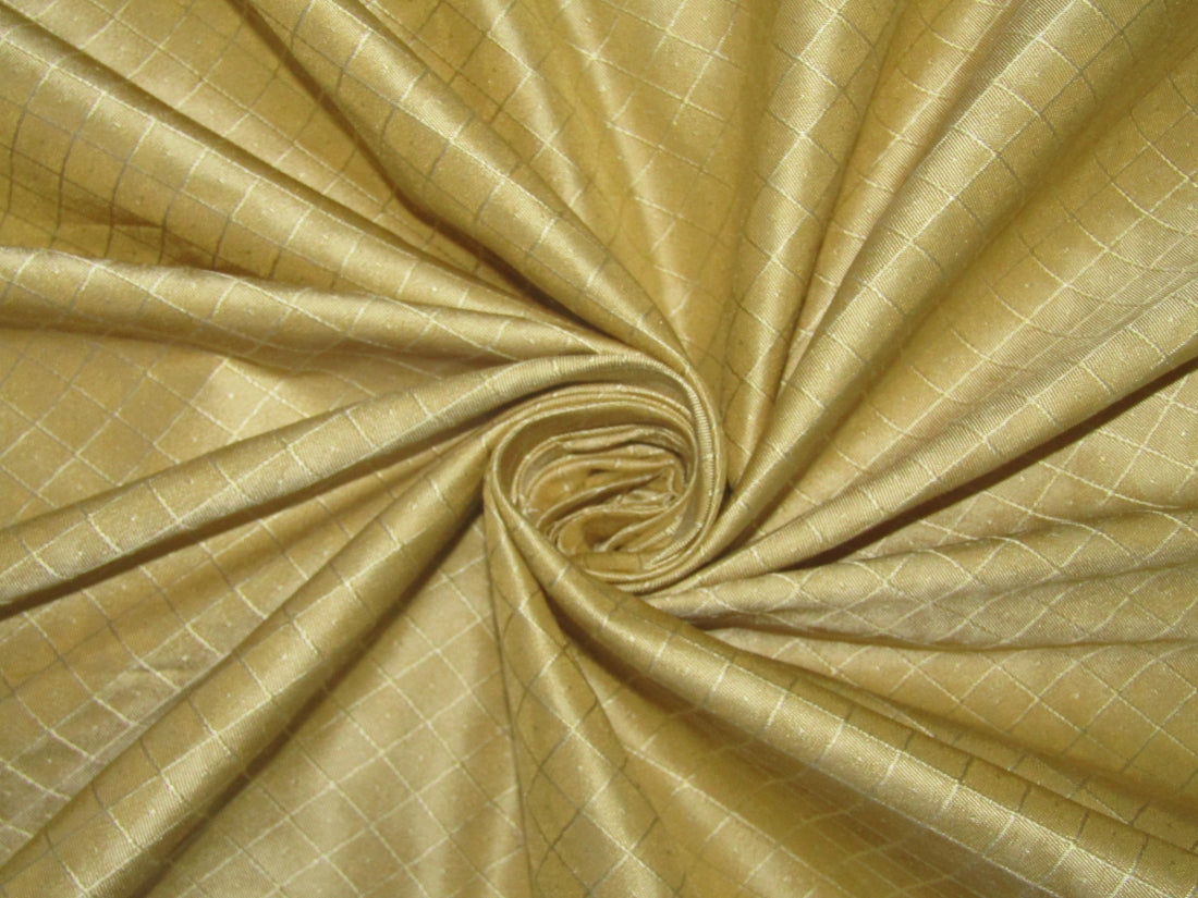 SILK TAFETTA JACQUARD GOLD DOBBY 54" WIDE TAFCJ1[2]