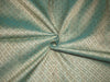 Silk Brocade fabric green single length 44" Wide 2.46 meters BRO773[9]