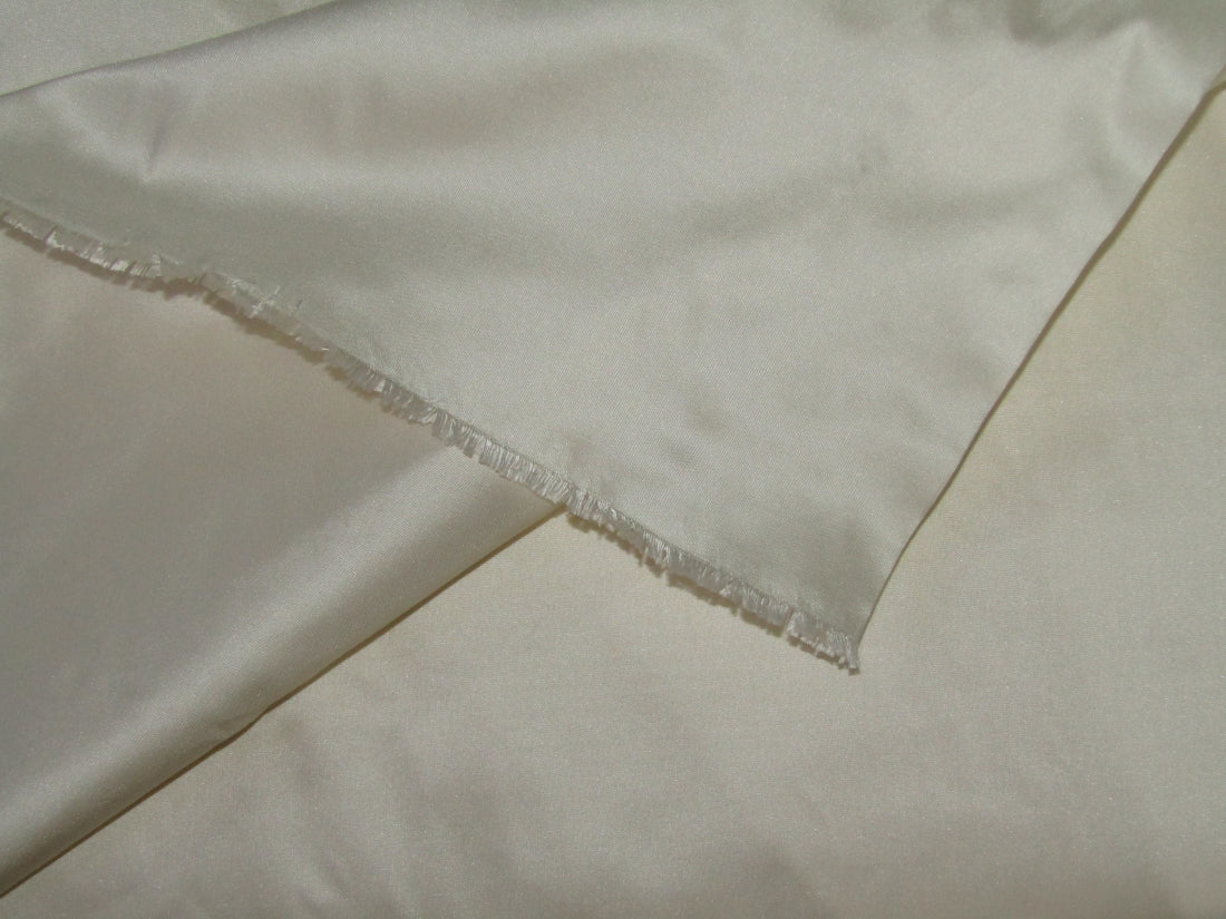 Ivory/Multicolor Embroidered METF-029 Silk Taffeta