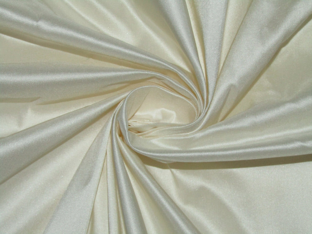 100% silk 40 momme IVORY SILK TAFFETA fabric 54