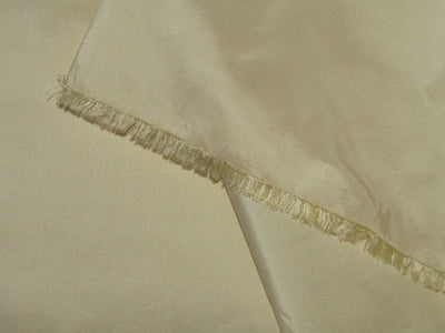 Silk taffeta fabric  Cream Color54&quot; wide*TAF287