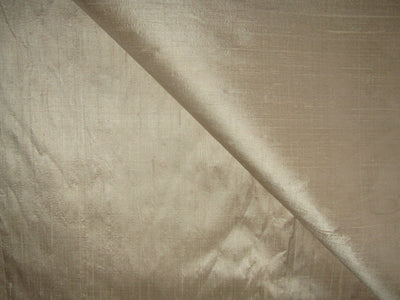 100% PURE SILK DUPIONI FABRIC CREAM color 44" wide WITH SLUBS MM120[1]