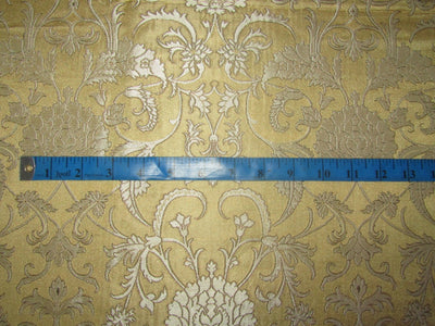 Silk Brocade Fabric Metallic Gold,Cream & Gold color 44" wide BRO253[1] available for bulk preorder