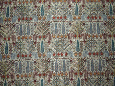 Silk Spun Brocade fabric green .grey ,red, blue color 44" wide BRO881[2]