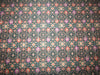 Silk Spun Brocade fabric green .pink, orange color 44" wide BRO881[3]