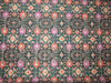 Silk Spun Brocade fabric green .pink, orange color 44" wide BRO881[3]