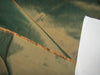 PURE SILK DUPIONI FABRIC GREEN WITH DARK BROWN SHOT DUP197[1]