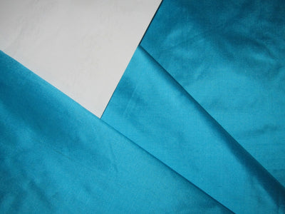 100% PURE SILK DUPION FABRIC SEA BLUE COLOR 54" wide DUP204[2]