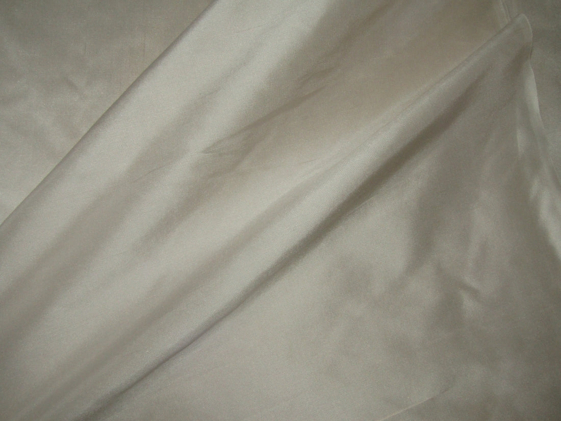 100% Pure silk dupion FABRIC IVORY CREAM COLOR 54" wide DUP247