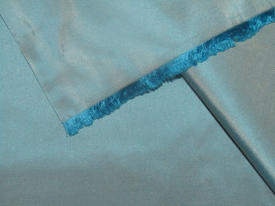 100% Pure SILK TAFFETA FABRIC Blue x Ivory Shot color RAPIER PREMIUM QUALITY 54" wide TAF201