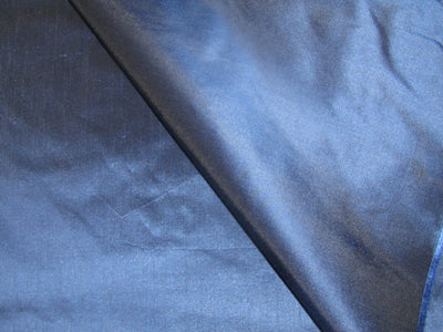 100% Pure SILK TAFFETA FABRIC Deep Blue color RAPIER PREMIUM QUALITY 54" wide TAF66[6]