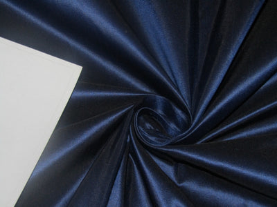 100% Pure SILK TAFFETA FABRIC Deep Blue color RAPIER PREMIUM QUALITY 54" wide TAF66[6]