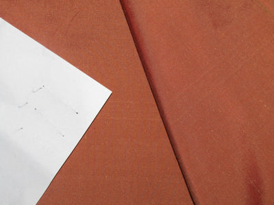 Silk dupioni fabric Rusty Orange color 54" wide DUP42[2]