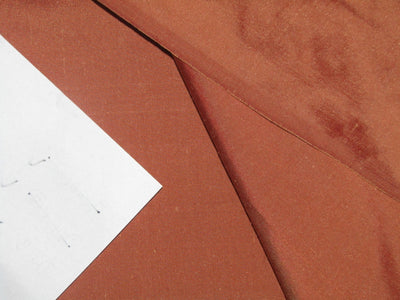 Silk dupioni fabric Rusty Orange color 54" wide DUP42[2]