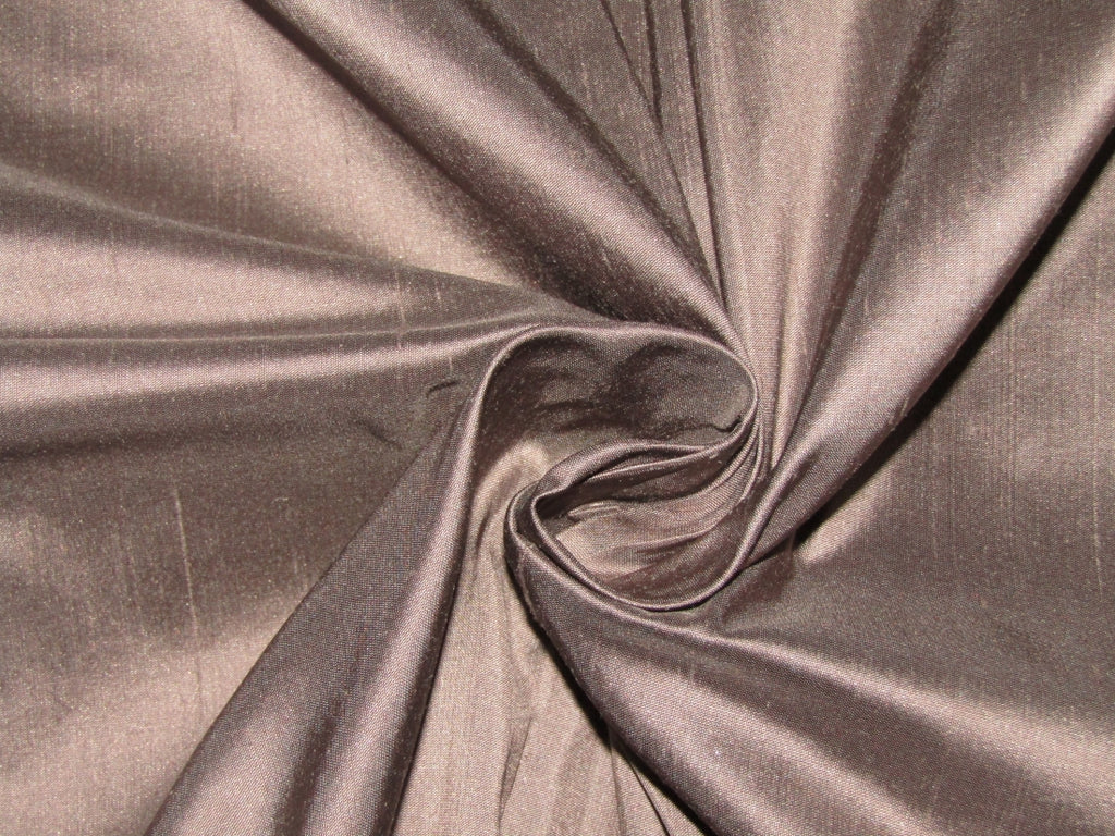100% PURE SILK DUPION FABRIC CACAO COLOR 54" WIDE DUP41[1]